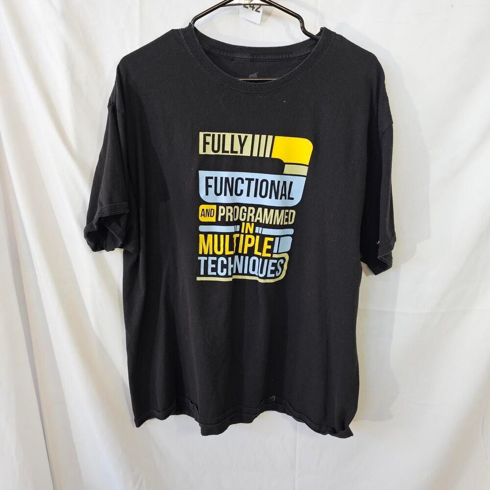 Star Trek TNG Data Quote Graphic T-Shirt Fully Functional Hanes XL